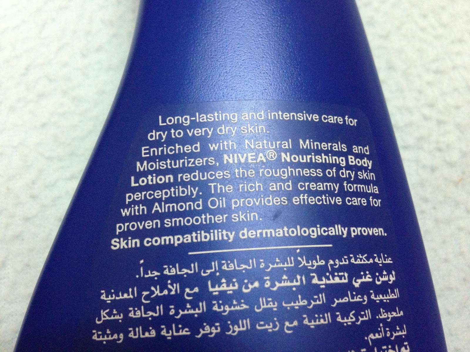Product Review Nivea Body Lotion Nourishing